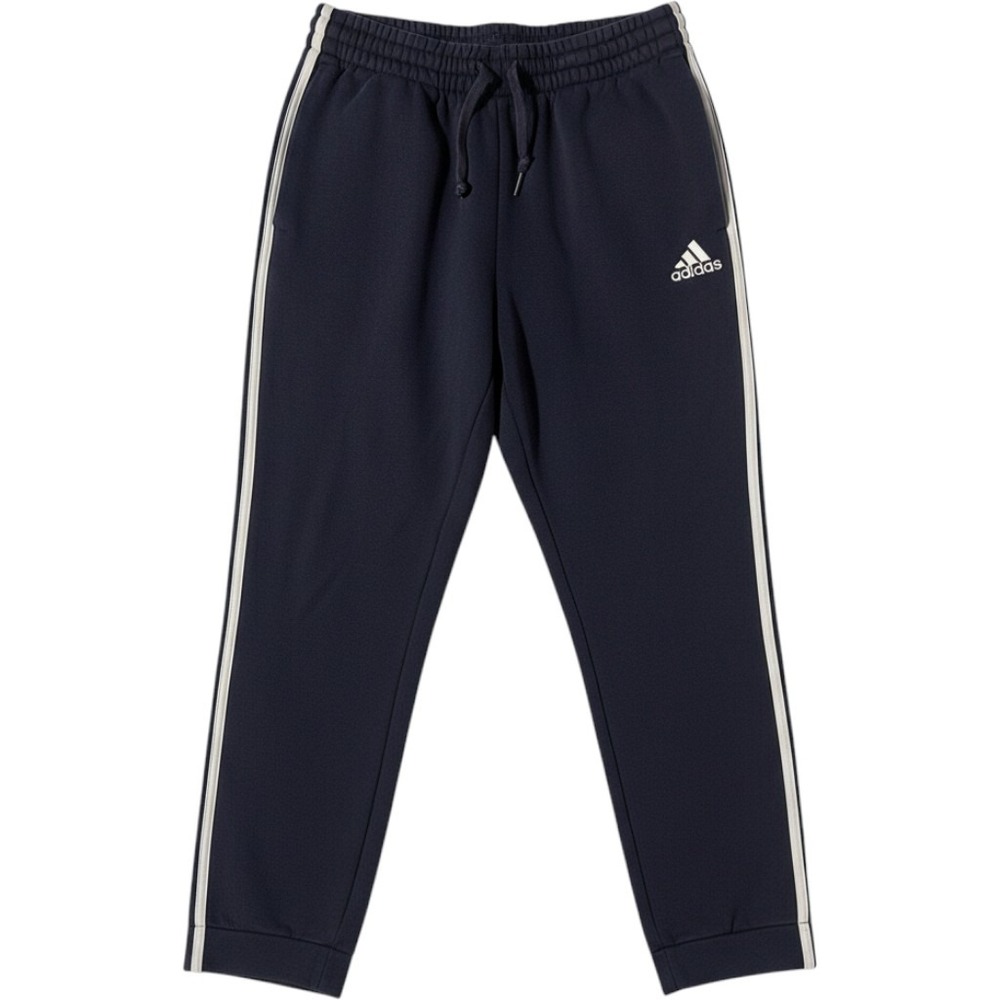 Adidas Joggers Large Sporty‎ Three Stripe Navy Blue Sweatpants